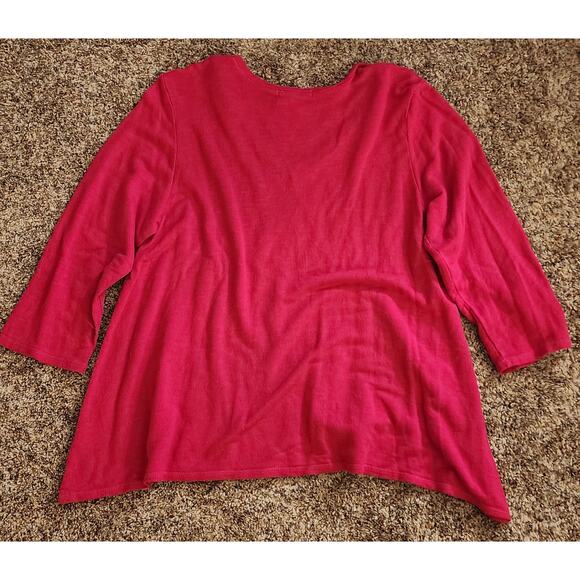 Fresh Produce Boho Hippie L Knit Tunic V-Neck  NWT - Picture 2 of 4